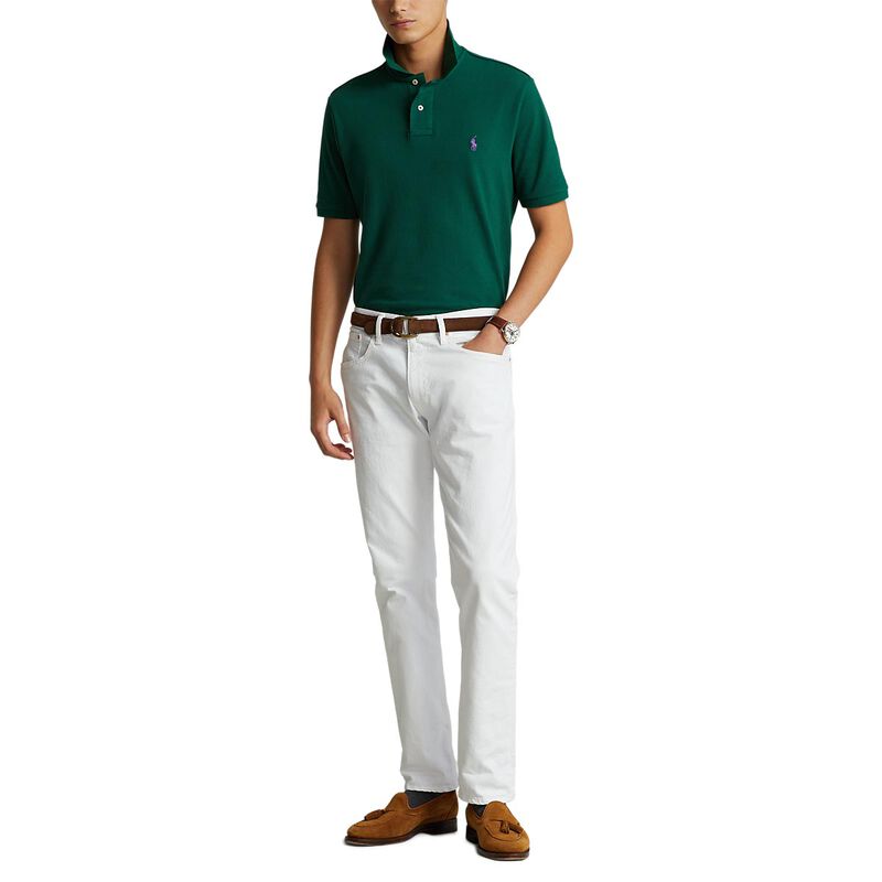 Polo Ralph Lauren Slim Fit Mesh Polo Shirt image number 3